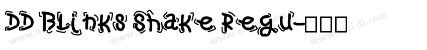 DD Blinks Shake Regu字体转换